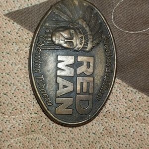 Red Man Belt Buckle